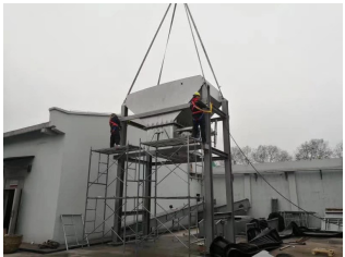 南京現(xiàn)場 皮帶機(jī)即將安裝完成?。?！